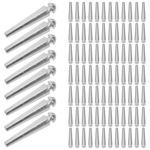 500Pcs Multi-Functional Silver Metal Pegs for Cribbage Game Scoring 1