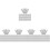 500Pcs Multi-Functional Silver Metal Pegs for Cribbage Game Scoring 7