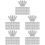 500Pcs Multi-Functional Silver Metal Pegs for Cribbage Game Scoring 8