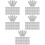 500Pcs Multi-Functional Silver Metal Pegs for Cribbage Game Scoring 9
