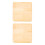 2Pcs Home Square Wooden Stool Seat Replacement Khaki Material 10