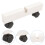 2St Witte Room Divider Bracket Voor Privacy En Scheiding 11
