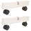2St Witte Room Divider Bracket Voor Privacy En Scheiding 7