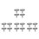 16Pcs Sturdy Silver Winding Keys for Clock Repair Professional Use 5