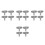 16Pcs Sturdy Silver Winding Keys for Clock Repair Professional Use 4