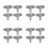 16Pcs Sturdy Silver Winding Keys for Clock Repair Professional Use 10