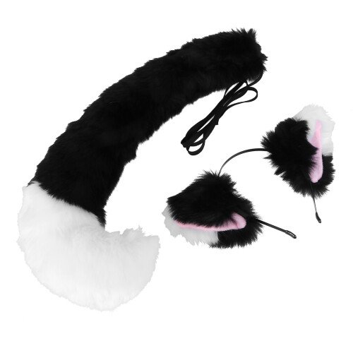 3Sets Cosplay Props En Oren Set Handgemaakt Multikleurig