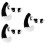 3Sets Cosplay Props En Oren Set Handgemaakt Multikleurig 8