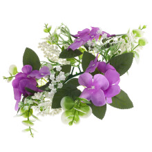 2Stk Künstlicher Blumen-Kerzenkranz Für Festliche Tischdekoration