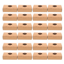 25Stk Hochwertige Kraftpapier Boxen Für Takeout Und Frittierte Speisen