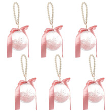12Stk Pink Mit Perlen Anhänger, Tragbar, Kreativ