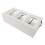 2St Witte Bestekorganizer Met 3 Compartimenten 1