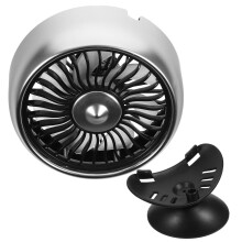 2Pièces Ventilateurs De Portables Pour Été Couleur Argent