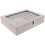 4Stk Schmuckbox Grau Organizer Mit Für Ringe Ohrringe 3