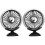 2Pièces Ventilateurs De Portables Pour Été Couleur Argent 4