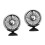 2Pièces Ventilateurs De Portables Pour Été Couleur Argent 6