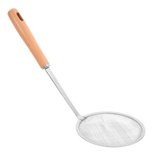 2Ud Utensilios Cocina Colador Colador De Pasta Acero Y Madera