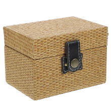3Stk Holz Schmuckaufbewahrungsbox Mit Deckel Für Ringe Kits Hellbraun