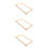 3Pièces Cadres Bois Pour Ruche Beige, Support Robuste Pour Apiculteurs 10