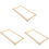 3Pièces Cadres Bois Pour Ruche Beige, Support Robuste Pour Apiculteurs 4