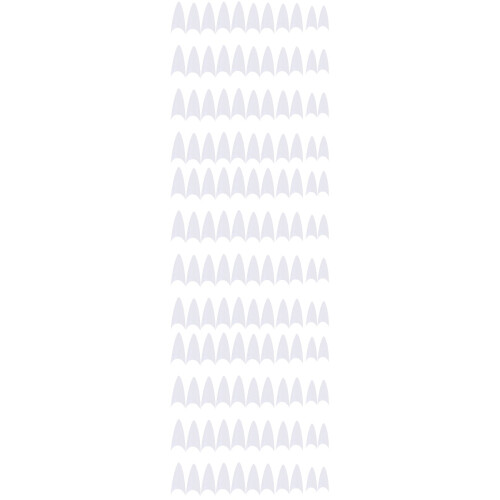 1500Ud Tips De Largas Plásticas Blancas Para Decoración DIY 2