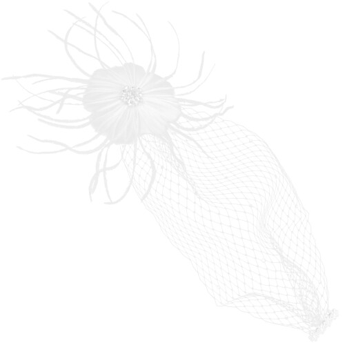 3Ud Clip De Pelo Fascinator Con Plumaje Para Mujer En Eventos 2