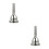 2Pièces Embouchure Trombone Remplacement Durable En Cuivre Argenté 7