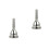 2Pièces Embouchure Trombone Remplacement Durable En Cuivre Argenté 5