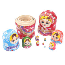 3Ensembles Décor Bois Naturel Jouets Ludiques Colorés