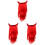 3Ud Peluca Cosplay Roja Para Mujer Accesorio Durable 2