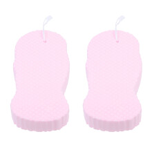10Pièces Éponges Corps Rose Sensibles Et Résistantes Pour Douche