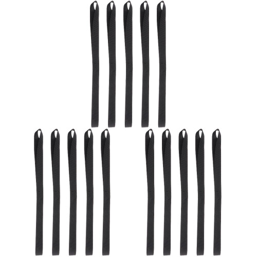 15Pièces Ceintures De Chargement Noires Fixation Pour 2
