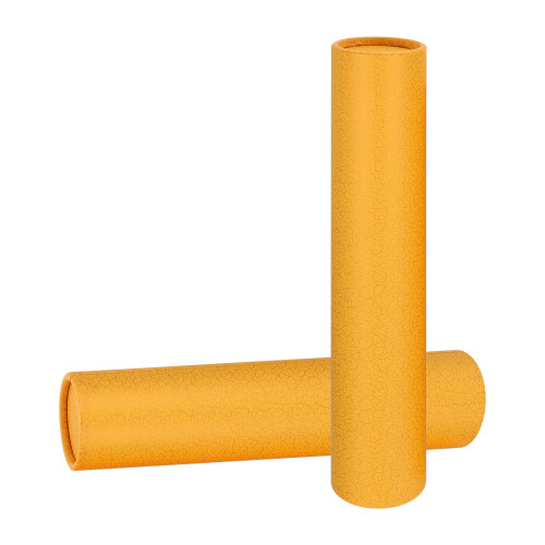 4Pcs Waterproof Orange Drafting Tubes for Posters Artworks Storage