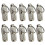 100Pièces Médaille À Suspendre Collier Argent Durable 1