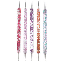15Pcs Nail Point Pen Rhinestones Picker Assorted Colors Nail Art Tools