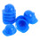 50Pcs Blue Mini Safety Hats Plastic Construction for Decor 1