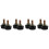 4Pairs Durable Iron Car Hood Bumper Stop Adjustable Engine Bonnet Pins 6
