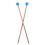 1Pair Sky-Blue Percussion Drumstick Wood Handle for Music Instruments 1