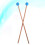 1Pair Sky-Blue Percussion Drumstick Wood Handle for Music Instruments 9