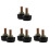 4Pairs Durable Iron Car Hood Bumper Stop Adjustable Engine Bonnet Pins 4