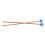 1Pair Sky-Blue Percussion Drumstick Wood Handle for Music Instruments 2