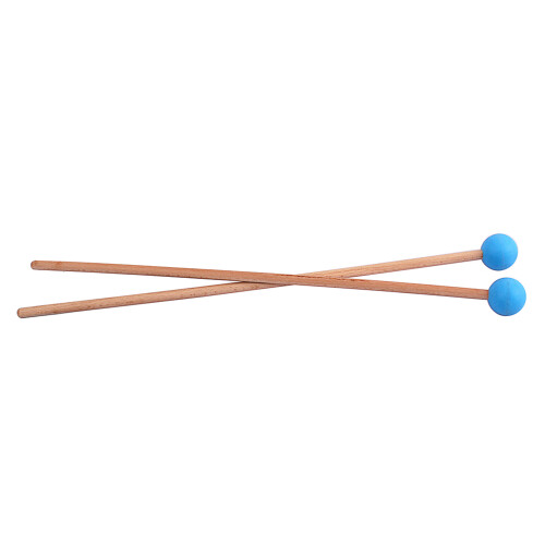 1Pair Sky-Blue Percussion Drumstick Wood Handle for Music Instruments 1