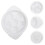 4Pcs Ceramic Snail Baking Dish Dishwasher Safe White Escargot Plate 8