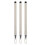 6Pcs White Brush for Writing Refillable Calligraphy Brush for Artists 1
