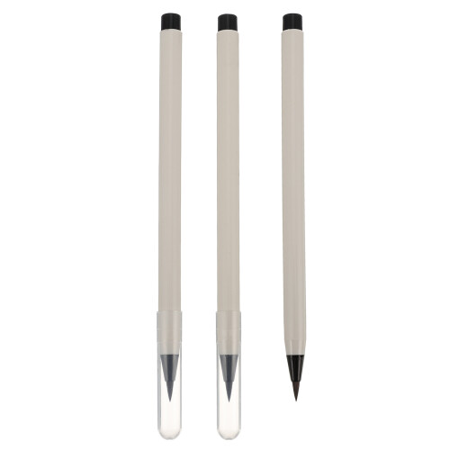 6Pcs White Brush for Writing Refillable Calligraphy Brush for Artists 1
