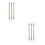 6Pcs White Brush for Writing Refillable Calligraphy Brush for Artists 10