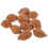 30Pcs Brown Fake Almonds Props Plastic Simulation Nuts for Crafting 3