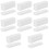 128Pcs Storage Hook Loop Tape White Adhesive Strips for Home Use 9