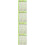 4Pcs Ukulele Chord Chart Wall Poster Green PVC Music Learning Tool 9