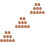 30Pcs Brown Fake Almonds Props Plastic Simulation Nuts for Crafting 7